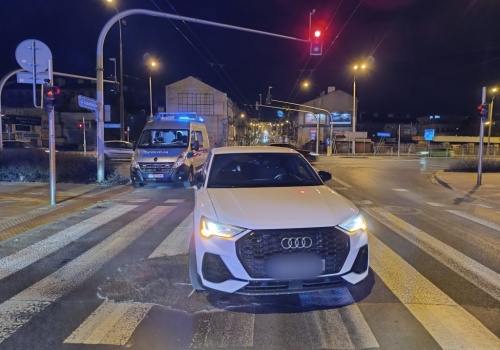 Potrącenie pieszego w Lublinie. Mężczyzna trafił do szpitala