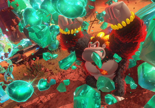 Kluczową inspiracją dla Donkey Kong Bananza była wersja 1-2 w Super Mario Bros.