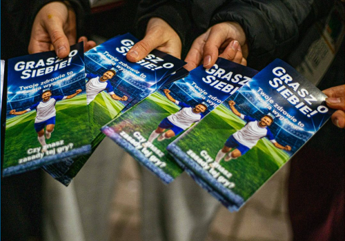 Profilaktyka na stadionach – akcja Grasz o Siebie!