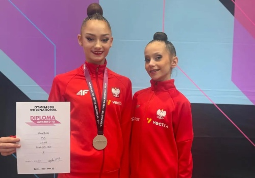 Gimnastyka artystyczna: Olga Duraj ze srebrem w Schmiden!