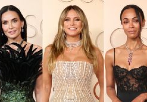 Oscary 2026. Gwiazdy zachwycają na czerwonym dywanie: Demi Moore, Heidi Klum, Zoe Saldana i inni (ZDJĘCIA)