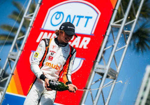 Indy NXT: Tymek Kucharczyk po raz drugi na podium w drugim wyścigu sezonu!