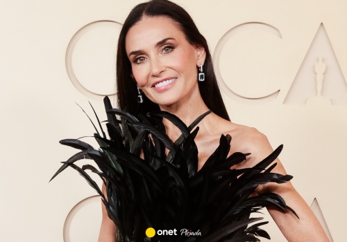 Oscary 2026: Demi Moore w sukni z łusek i piór. Ten look zapamiętamy na długo
