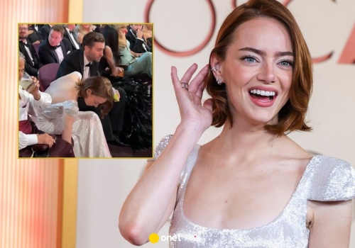 Emma Stone robiła to na przerwie gali Oscarów. Została przyłapana