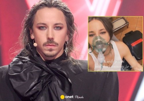 Michał Szpak zrelacjonował swój weekend. Opublikował zdjęcie z wenflonem i maseczką tlenową