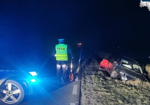 Wypadek w Skaryszewie. Nie żyje 25-letni motocyklista