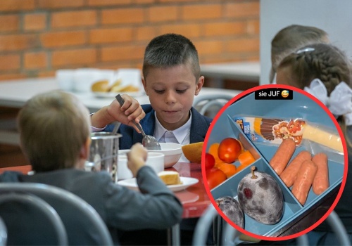 Mieszka w Holandii i pokazuje szkolną śniadaniowkę. 