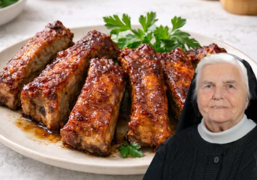 Zrób żeberka tak, jak s. Aniela, a będą miękkie jak masło! Papieski smak na Twoim talerzu