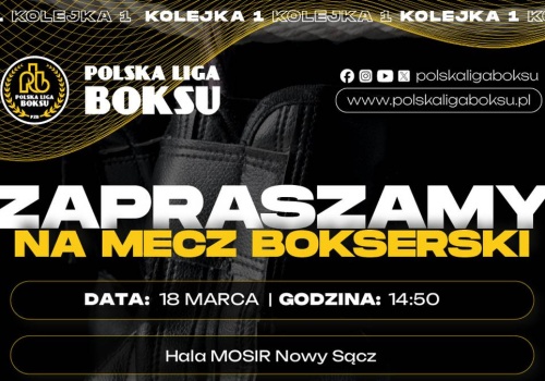 Polska Liga Boksu - w środę początek sezonu, zgłoszonych 604 zawodników