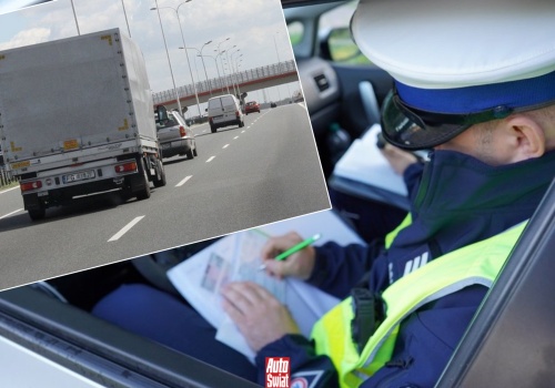 Mandat za jazdę środkowym pasem to nie mit. Takie są przepisy