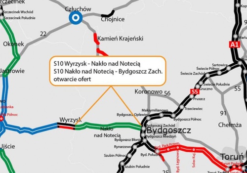Otwarto oferty na budowę dwóch odcinków drogi ekspresowej S10