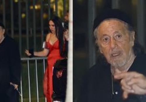 85-letni Al Pacino w asyście MŁODSZEJ O PONAD PÓŁ WIEKU ukochanej wyczłapuje się z imprezy. Miłość kwitnie? (ZDJĘCIA)