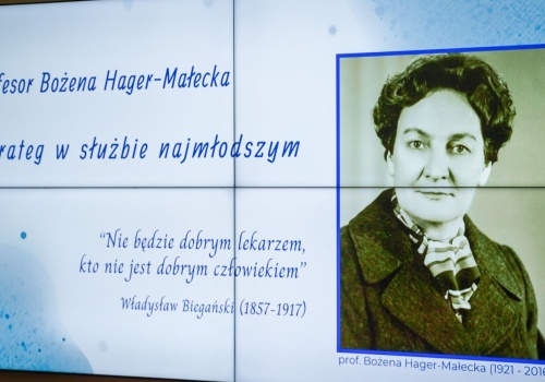 Radni chcą upamiętnić prof. Hager-Małecką w Katowicach. 