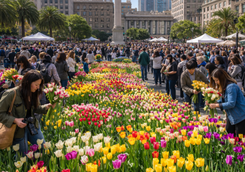 Morze tulipanów i tysiące uśmiechów. Tak San Francisco wita wiosnę