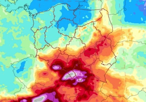 IMGW: Ryzyko intensywnych opadów