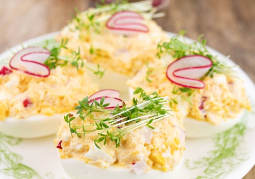 Jajka faszerowane rzodkiewką