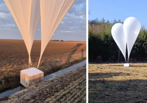 Podniebny szmugiel udaremniony. Balony z papierosami spadły na Warmii i Mazurach!