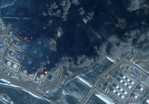 Atak dronowy na rosyjski port w Primorsku