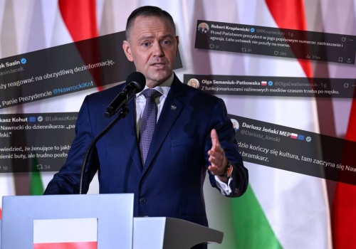 Spięcie Nawrockiego z dziennikarzem rozpaliła polityków. 