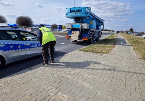 Zderzenie ciężarówki z dźwigiem w Lublinie. Jeden z kierowców był pijany