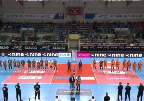 Wystarczyły trzy sety. Mecz w Elblągu zakończył fazę zasadniczą PlusLigi