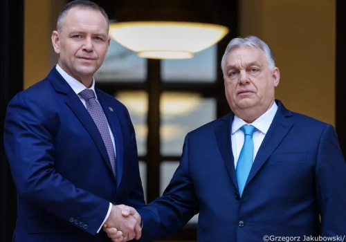 Spotkanie za zamkniętymi drzwiami. Nawrocki i Orban rozmawiali ponad godzinę