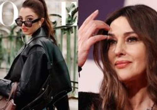 Młodsza córka Moniki Bellucci debiutuje na okładce Vogue'a. Léonie ma już 15 lat. Cała mama? (FOTO)