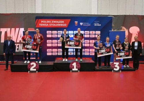 Ilona Sztwiertnia ze srebrem Mistrzostw Polski w tenisie stołowym