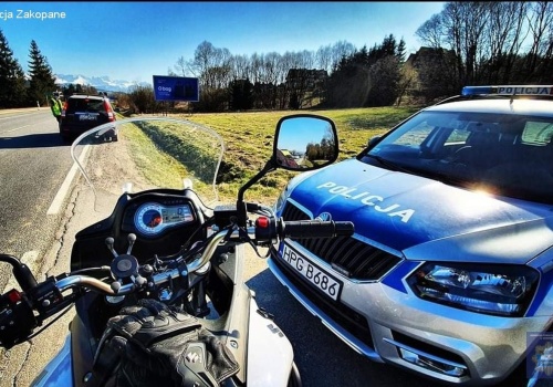 Sezon na mandaty pod Tatrami. Motocyklista pędził 117 km/h przez Bukowinę