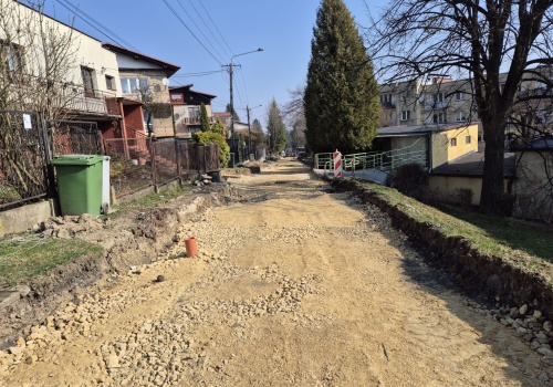 Trwa remont ul. Wspólnej w Skoczowie. Prace zakończą się w maju