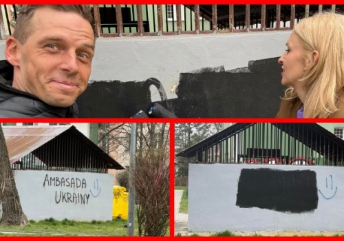 Hejt przy szkole w Nowym Sączu! Szybka reakcja Darka Popieli i mocny przekaz: „Nie dla barbarzyństwa!”