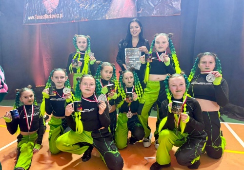 Sukces tancerek Akademii MOSiR Grybów w Skołyszynie