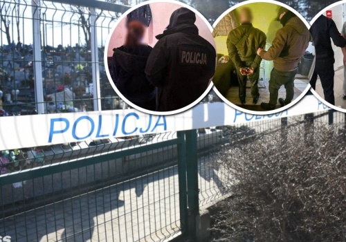 Nocą grasowali po cmentarzach. Policja mówi o 171 grobach