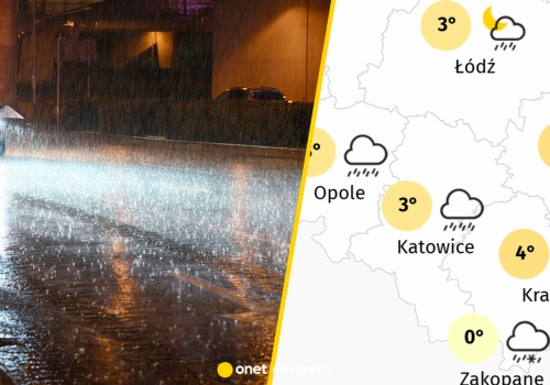 Dziś w pogodzie wszystko się zmieni. W nocy do Polski wtargnie wielogodzinna ulewa