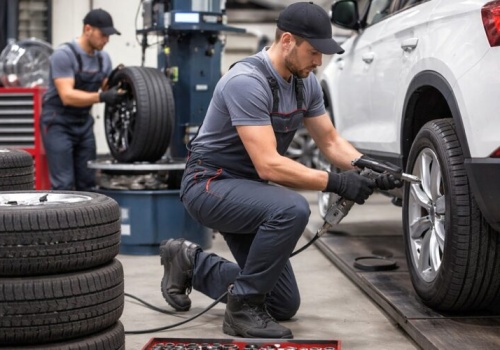 Wymiana opon na letnie. Kiedy jechać do serwisu, żeby nie utknąć w kolejce i nie trafić na śnieg?