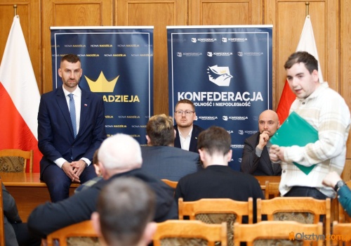 Olsztyn. Przedstawiciele Nowej Nadziei spotkali się z mieszkańcami regionu