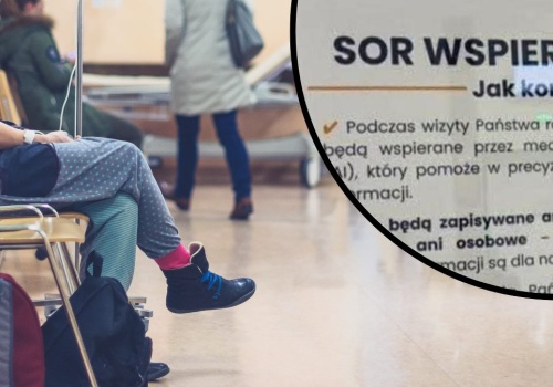 Zaskakująca tabliczka na SOR w Poznaniu. Szpital uspokaja pacjentów