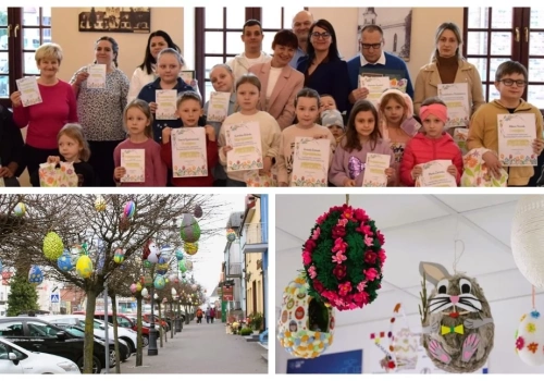 Pisanki ozdobiły miasto. Ciechanowiec podsumował wielkanocny konkurs