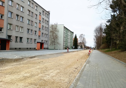 Zmieniona organizacja ruchu na remontowanej ulicy