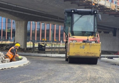 Nowe rondo w Opolu z asfaltem. Wiadomo, kiedy nim pojedziemy