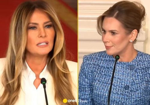 Marta Nawrocka przemówiła u boku Melanii Trump. Ekspert wskazuje niedociągnięcie
