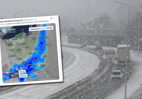 Nadciąga załamanie pogody! W tych regionach będą przymrozki i intensywny śnieg. Wydano alerty IMGW