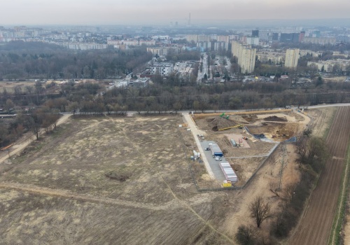 Ruszyła budowa nowego osiedla w Krakowie. Tak wygląda teren inwestycji