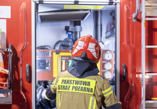 Pożar tira sparaliżował autostradę A2 pod Łodzią