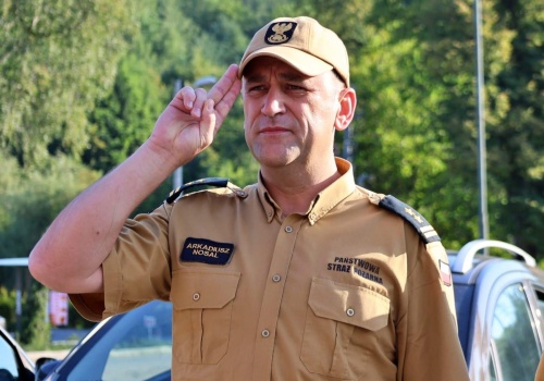 Strażak z tarczą honoru. Arkadiusz Nosal wyróżniony przez Nowy Sącz