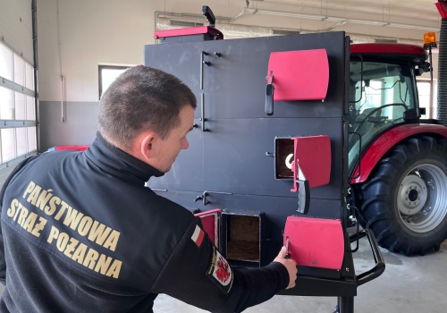 Domki ogniowe trafiły do Państwowej Straży Pożarnej