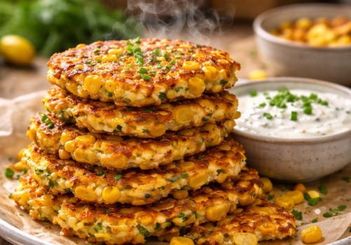 Chrupiące i smaczne. Te placki kukurydziane wygrywają z ziemniaczanymi