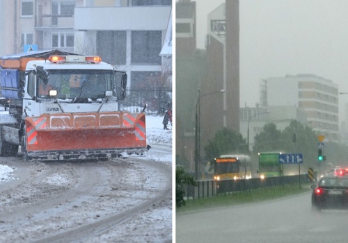 Załamanie pogody w Polsce trwa. Ulewy i opady śniegu nie odpuszczą. W tych regionach będzie najgorzej