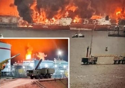 I jeszcze raz! Ukraińcy znów celnie uderzyli w główne terminale (WIDEO)