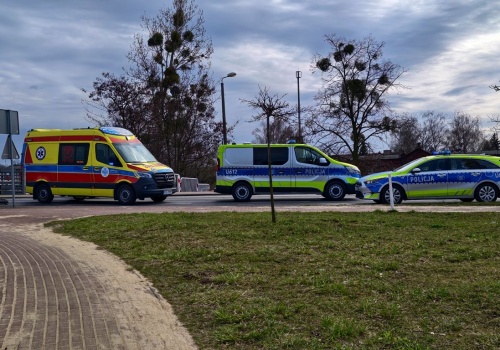 Rowerzysta potrącony na wiadukcie odolanowskim (ZDJĘCIA)